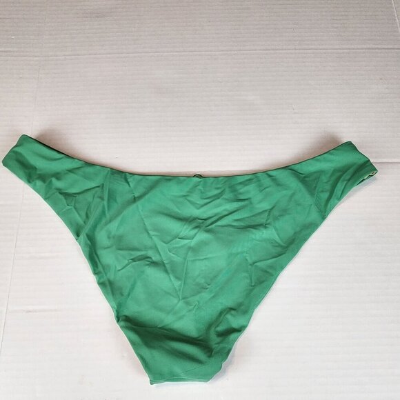 J Crew green  solid bikini bottoms sz XXL Beach Vacation Cruise wear - Picture 4 of 6